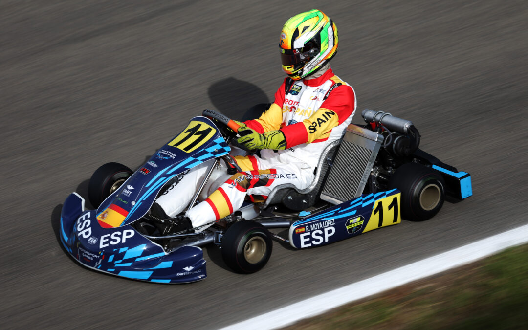 Karting Sprint Sr and Jr: Spain and Switzerland top the times